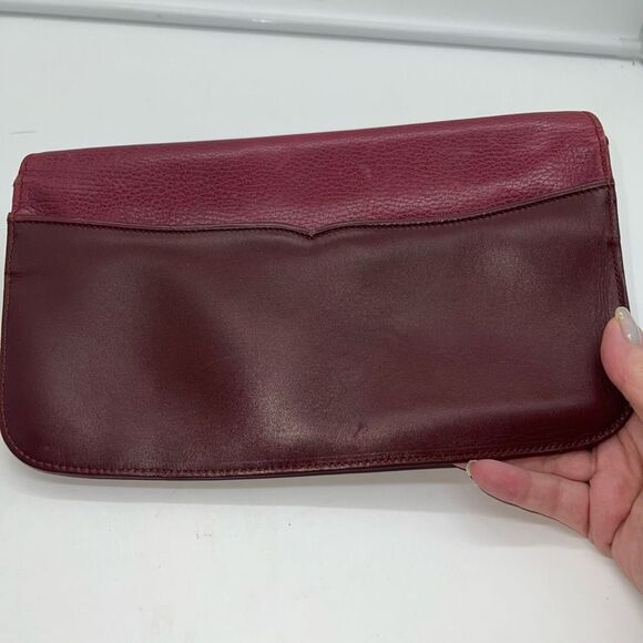CARTIER Clutch bag Must de Line Pouch Clutch bag Leather Wine Red - Picture 4 of 12